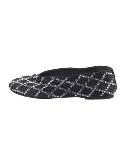 Pre-owned Khaite Satin Patterned Ballet Flats In Multi