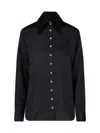 Khaite Button-front Tailored Shirt In Black