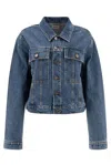 Khaite Saunder Buttoned Denim Jacket In Boone