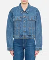 Khaite Saunder Denim Jacket In Blue