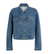 Khaite Saunder Denim Jacket In Blue