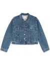 Khaite Saunder Buttoned Denim Jacket