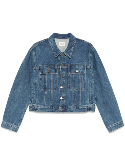 Khaite Saunder Jacket In Blue