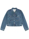 Khaite Saunder Buttoned Denim Jacket