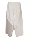 KHAITE FALDA SEMILARGA - BLANCO