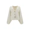 Khaite Women Scarlet Cardigan Glaze In Neutral