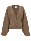 Khaite Scarlet' Cardigan In Brown