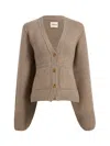 Khaite Women's Cardigan Scarlet | Size Xs | 8267600 Color K600216