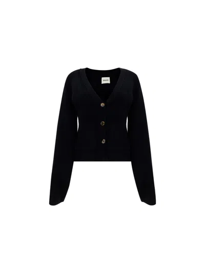 Khaite Scarlet Cardigan In Black