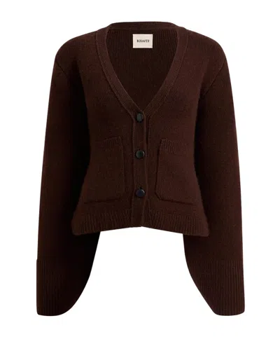 KHAITE KHAITE SCARLET V-NECK CARDIGAN