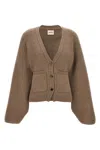 Khaite Women's Cardigan Scarlet | Size Xs | 8267600 Color K600216 In Brown