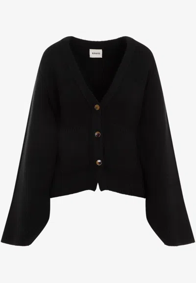 KHAITE SCARLET CARDIGAN IN CASHMERE
