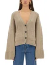 Khaite "scarlet" Cardigan In Brown