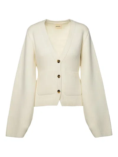 Khaite Scarlet Cardigan In White