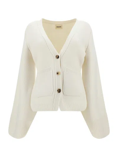 Khaite Scarlet Cardigan In White