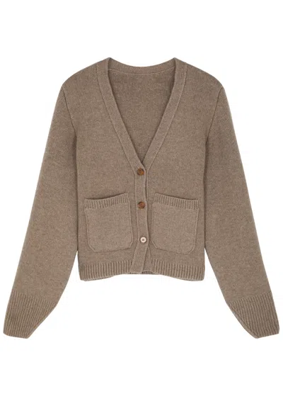 KHAITE KHAITE SCARLET CASHMERE CARDIGAN