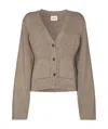 Khaite Scarlet Cashmere-blend Cardigan In Nude