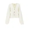 Khaite Women Scarlet Cardigan Glaze In Neutral