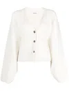Khaite Woman Cardigan Ivory Size Xs Cashmere In White