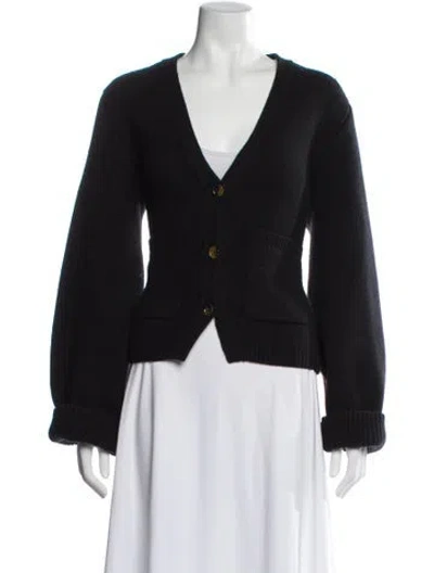 Pre-owned Khaite Scarlet Cashmere Sweater In Black