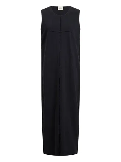 Khaite Seam Hal Dress In Black