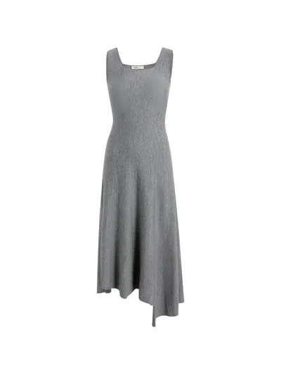 Khaite Seberg Dress In Gray