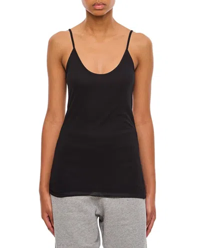 Khaite Selee Ribbed-knit Tank In Black