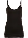 Khaite Selee Ribbed-knit Tank In Brown