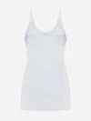 Khaite Selee Viscose Knit Top In White