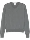 Khaite Margaux Sweater In Grey