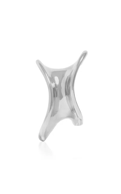 Khaite Shadow Palladium-plated Bracelet In Silver
