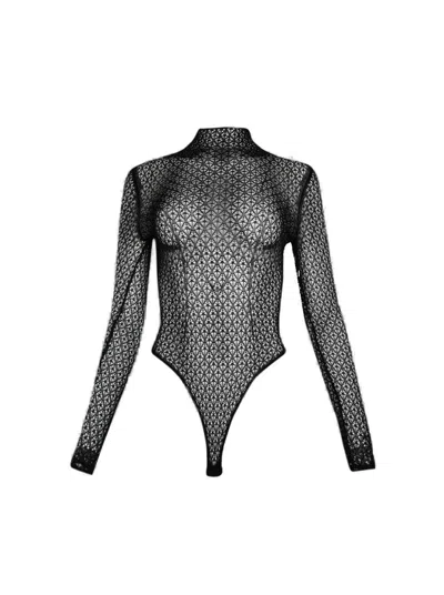 Khaite Sheer Fena Bodysuit