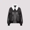 Khaite Shellar Single-breasted Leather Jacket In Black
