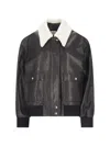 Khaite Shellar Single-breasted Leather Jacket