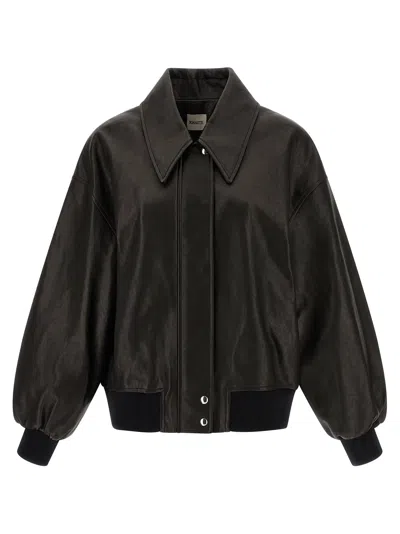 Khaite 'shelman' Jacket In Black