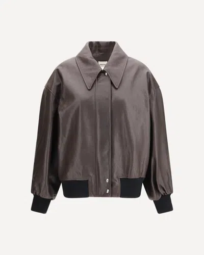Khaite Shelman Jacket In Brown