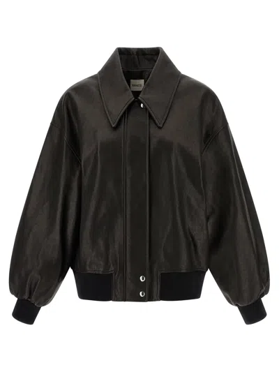 Khaite Shelman Jacket In Black