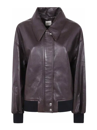 KHAITE SHELMAN LEATHER JACKET