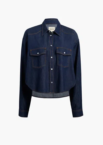 Khaite Shirt In Indigo