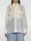 Khaite Missa Silk Shirt In White