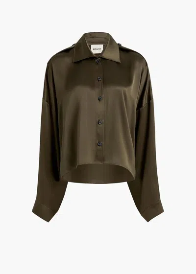 Khaite Shirt In Olive