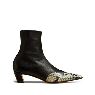 Khaite Nevada Stretch Low Boot In Black
