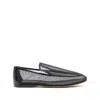 Khaite Black Alessia Loafers In Black