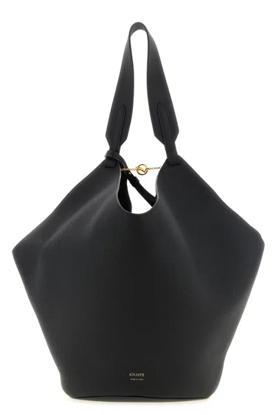 Khaite Shopping 'lotus' Media In Black