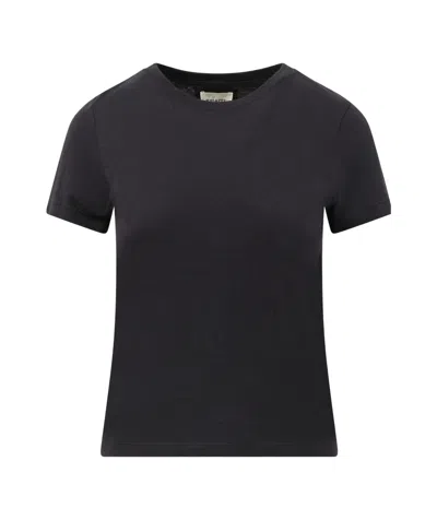Khaite Mae Short-sleeved T-shirt In Black