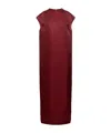 Khaite Lohan Silk Satin Long Dress