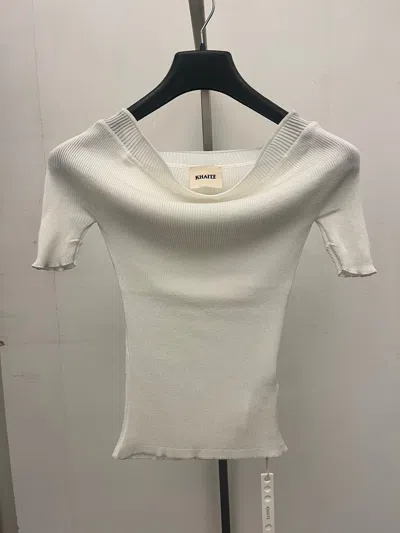 Khaite Short-sleeved T-shirt In Gray