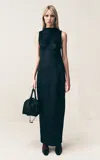 Khaite Shoshanna Knit Maxi Dress In Black
