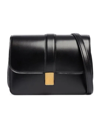 Khaite Shoulder Bag With Flap Closure In Black