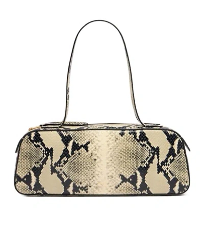 Khaite Shoulder Bag With Single Short Handle In Nude